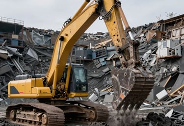 Industrial painter wearing protective gear applying a smooth coat of paint on a large surface.