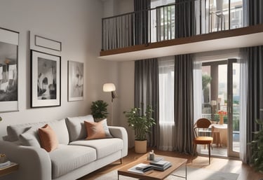 Cozy apartment building facade in a lively Naples neighborhood.