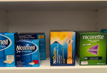 Waverley Pharmacy Aberdeen nicotine replacement therapy products NRT for free NHS stop smoking