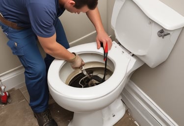 A newly renovated kitchen showcasing modern plumbing fixtures.