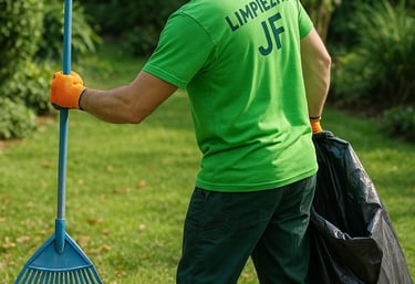 limpieza de jardines por limpiezas jf