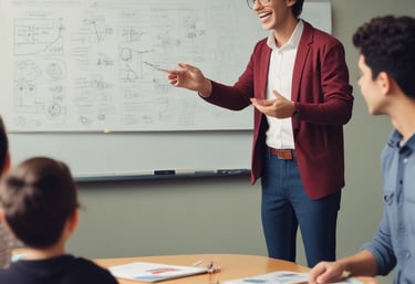 Close-up of hands reviewing detailed competitor analysis reports with colorful graphs.