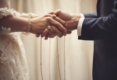 A calm mediation session between clients and a lawyer in a bright office.