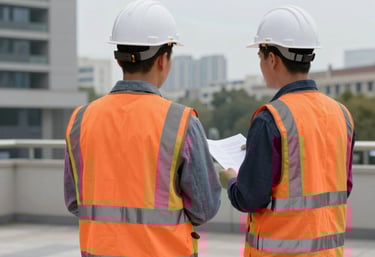 Technician inspecting underground sewer pipes with specialized equipment.