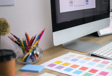 realisations graphiques logo identité visuelle clem color