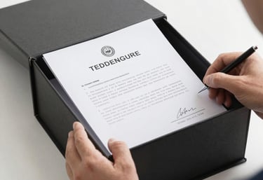 An upward graph showing 10 lakh crore procurement trend with government seals.