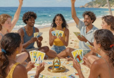 A peaceful meditation scene with soft natural light and spiritual symbols.