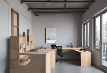 A professional photo of a construction influencer using power tools on a building site.