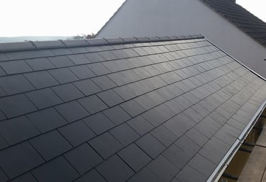 New slate roof installation by Roofing Specialists Yorkshire