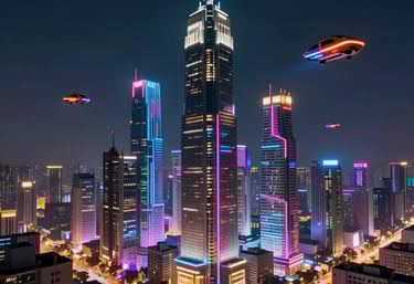 A dynamic collage showing industrial machinery, IT infrastructure, cybersecurity icons, and modern office interiors.