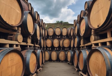 Technician installing an HVAC unit on a commercial building rooftop under a clear blue sky.