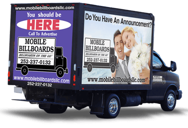 Mobile billboard truck