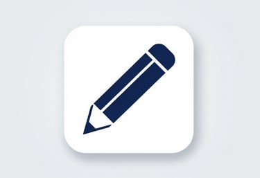 A minimalist professional icon for custom service requests, a clean blueprint or pencil graphic in #0A1F26, emphasizing tailor-made solutions.