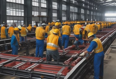 A friendly customer using a laptop to book TMT bars online from home.