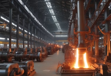 An industrial facility with balanced layout and natural elements inspired by vastu.