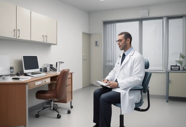 A welcoming clinic reception area with friendly staff ready to assist patients.