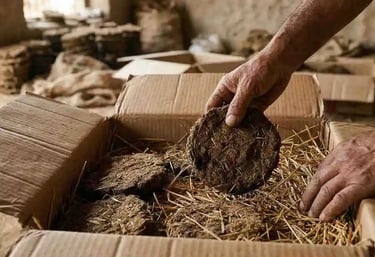 cow dung cake exporters india