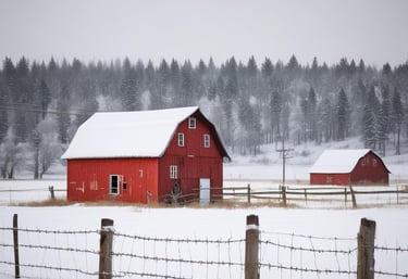 A warm farmhouse kitchen with a wooden table set for a family meal, sunlight streaming through the window.
