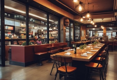 Close-up of a chef preparing a delicious meal in a professional kitchen.