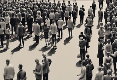 A professional reviewing tenant applications in a cozy office setting.