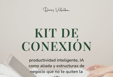 Un kit diseñado para que conectes con tu marca y tu conocimiento