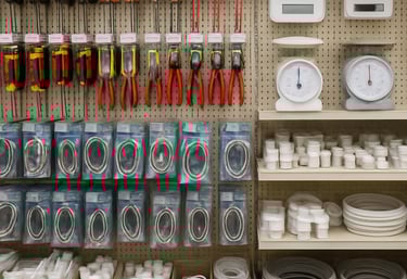 Happy customers shopping comfortably in a bright, welcoming store.