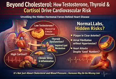 Testosterone, Thyroid, Cortisol: The Overlooked Trio Controlling Your Heart Health
