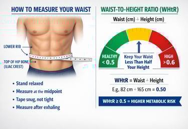 How to Calculate Your WHtR: The #1 Metric for Longevity and Heart Health