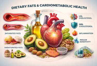 Dietary Fats and Heart Health: What the Latest Cardiometabolic Research Shows