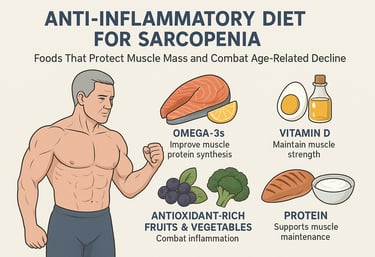 Anti-Inflammatory Diet for Sarcopenia: Foods That Protect Muscle Mass and Combat Age-Related Decline