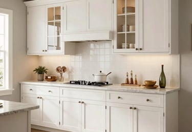 Close-up of a finely crafted wooden cabinet showcasing smooth finishes and detailed joinery.