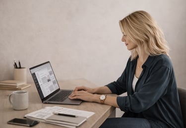 Independent web designer building strategic websites