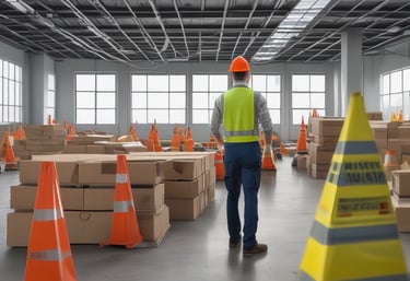 Close-up of hands assembling mechanical parts with precision tools.