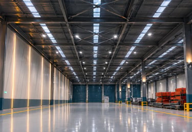 Instalación de iluminación LED de alta potencia industrial en Bogotá — Elektra DC