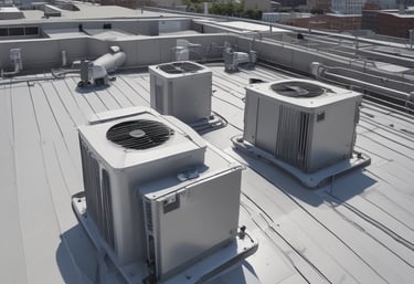 Close-up of engineers collaborating over detailed electromechanical blueprints.