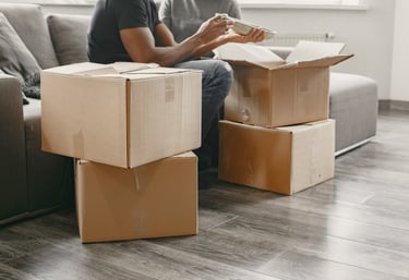 protección de objetos durante mudanza