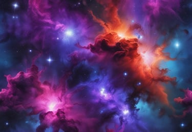 Sfondo galassia nebula viola brand identity Supernova Lab streetwear