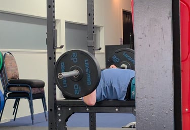 Ascend Strength PT powerlifting training at Motueka Recreation Centre