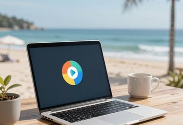 A friendly technician setting up a VoIP phone system in a bright, modern office space.