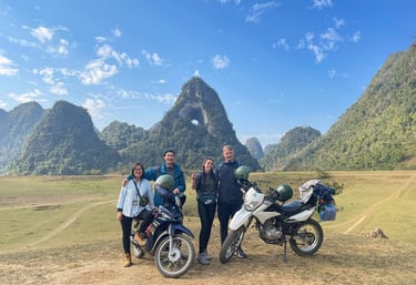 Voyage en moto avec un guide québécois  au Vietnam