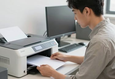 Mobile service van parked outside an office building with rnd studio branding.
