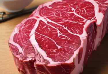 Cozy rustic interior of a grill restaurant with wooden tables and warm lighting.