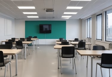 A group of diverse professionals engaged in an online HR training session.