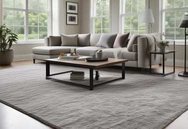 Technician carefully treating a carpet stain with specialized cleaning solutions.