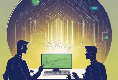 Minimalist line-art icon representing Google Ads campaign optimization.