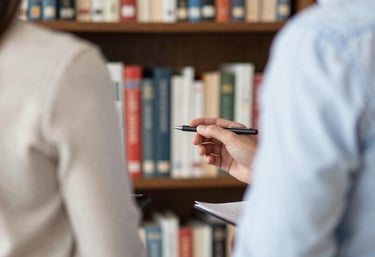 A peaceful outdoor scene symbolizing mental clarity and calm.