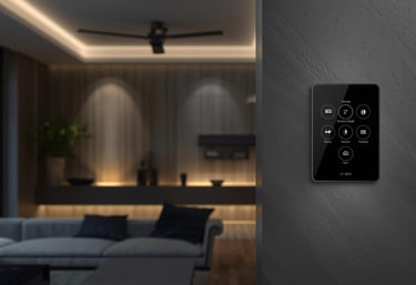 Panneau de commande de la domotique