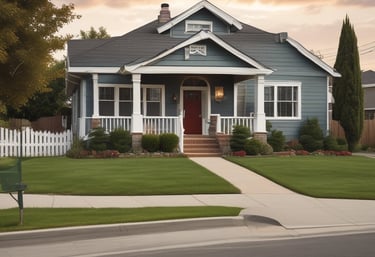 A painter carefully applying finishing touches on a business storefront during the weekend.