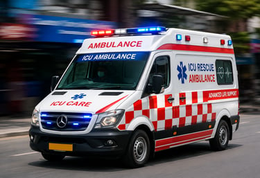 ICU Ambulance Service Lucknow