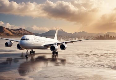 A couple relaxing on a pristine beach during their honeymoon trip.